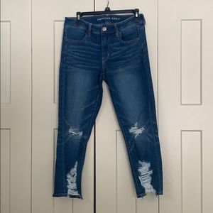 AMERICAN EAGLE JEGGINGS CROP NEXT LEVEL STRETCH